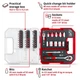 Набір біт і головок Einhell, 1/4" 4-13мм, 37шт, кейс (00124036) - изображение 8