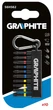 Біти GRAPHITE, набір 10шт, 1/4", ударні, PH,PZ,TX, 50мм, сталь S2, карабін (00124172) - изображение 2