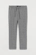 Штани Slim Fit з віскозою для жінки H&M 0766402-018 XS сірий - зображення 1