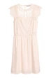 Платье на подкладке с кружевом для женщины H&M 0509571-003 34(XS) Бежевый - изображение 1