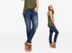Джинси Regular Fit з потертостями для жінки Esmara LIDL 296718 36(S) синій - зображення 2