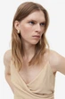 Платье джерси для женщины H&M 1154864-002 M Бежевый - изображение 4