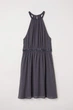 Сукня без рукавів для жінки H&M 0634153-003 34(XS) сірий - зображення 1