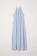 Платье длинное з подкладкой для женщины H&M 0614423-001 52(2XL) Голубой - изображение 1