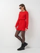 Сукня з зібраною спідницею для жінки H&M Divided 0918905-002 40(M) червоний - зображення 4