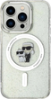 Etui Karl Lagerfeld Karl&Choupette Glitter MagSafe do Apple iPhone 15 Pro Max Transparent (KLHMP15XHGKCNOT) - obraz 2