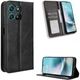 Чехол Deexe Retro Style для Motorola Moto G57 / G57 Power / G67 Power - Black - изображение 2