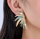 Сережки женские Цветные крылья в камушках-стразах Многоцветные - изображение 3