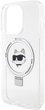 Etui Karl Lagerfeld Ring Stand Choupette Head MagSafe do Apple iPhone 15 Pro White (KLHMP15LHMRSCHH) - obraz 5