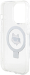 Etui Karl Lagerfeld Ring Stand Choupette Head MagSafe do Apple iPhone 15 Pro Max White (KLHMP15XHMRSCHH) - obraz 5