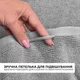 Полотенце махровое 100х150 см IDEIA 600 гр/м2 банное для тела и сауны натуральное хлопок серый - изображение 3