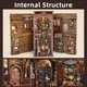 Декор для книжних полиць (букнук) ETKVR Dwarf`s House - изображение 5