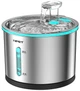 Фонтан-поїлка для котів і собак NPET WF210 1.5L з нержавіючої сталі з підсвіткою (112-METAL) - зображення 1