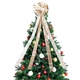 Декоративний бант Home Styling Collection 839565 на ялинку 130 x 33 см Кремова (8721037684408) - зображення 2