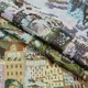 Тканина гобелен Кольорове місто (258г/м.кв150см пог.м) 176317 - зображення 1