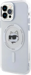 Панель Karl Lagerfeld IML Metal Choupette Head MagSafe do Apple iPhone 14 Pro White (KLHMP14LHLSCHH) - зображення 1