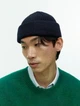 Шапка біні чоловіча ARKET ribbed wool blend beanie 0994079010 Синій - изображение 1