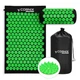 Коврик акупунктурный с валиком Cornix Classic Mat Аппликатор Кузнецова XR-0110 Black/Green - изображение 1