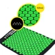 Коврик акупунктурный с валиком Cornix Classic Mat Аппликатор Кузнецова XR-0110 Black/Green - изображение 5