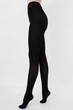 Классические теплые женские колготки Giulia SOFT CASHMERE TOUCH 4 Black-nero, плотные из вискозы - изображение 3