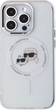 Панель Karl Lagerfeld IML Metal Karl&Choupette Head MagSafe do Apple iPhone 15 Pro White (KLHMP15LHLSKCH) - зображення 1