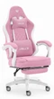 Геймерське крісло Hell's HC-1015 Pink White 5907196010989 - изображение 1