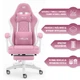 Геймерське крісло Hell's HC-1015 Pink White 5907196010989 - изображение 9