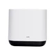 Ведро для мусора MBM HOME узкое BP-14 WHITE/BLACK пластиковое белое/черное - изображение 14