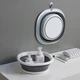 Миска складана MBM HOME KP-76 S WHITE/GRAY біло-сіра - зображення 2