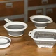 Дуршлаг складной MBM HOME KP-74 S WHITE/GRAY бело-серый - изображение 6