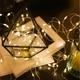 Гирлянда нить "Роса" на батарейках (2хАА), 5 м, 50 LED, Теплый белый - изображение 7