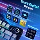 Клавиатура AULA F75 MAX беспроводная механическая, 75%, RGB подсветка, Bluetooth 5.1, черный градиен с узорами (AULA-F75-MAX-BG) - изображение 4