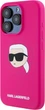 Панель Karl Lagerfeld Silicone Karl Head Print MagSafe для Apple iPhone 15 Pro Max Fuchsia (3666339257019) - зображення 2