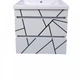 Тумба підвісна пластикова Mikola-M Atlant Chaos white-black 50 см - изображение 2