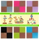 Пол-пазл Sticker Wall плюшевый КОРИЧНЕВЫЙ 60*60*1cm (D) SW-00002083 - изображение 7