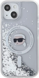 Панель Karl Lagerfeld Liquid Glitter Karl Head Magsafe do Apple iPhone 15/14/13 Transparent (KLHMP15SLGKISGH) - зображення 2