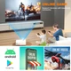 Портативный 4K 1080P проектор с Wi-Fi Bluetooth JEEMAK P200 - изображение 6
