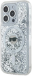 Etui Karl Lagerfeld Liquid Glitter Karl Head Magsafe do Apple iPhone 15 Pro Max Transparent (KLHMP15XLGKISGH) - obraz 2