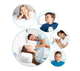 Подушка ортопедична Pillow Way Family Dream для сну L 62×28х13.5 см капучіно - зображення 4