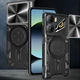 Чехол Omeve Magnetic Ring для ZTE nubia Neo 3 с защитной шторкой на камеру black - изображение 5