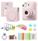 Подарунковий набір камера миттєвого друку Fujifilm Instax Mini 12 Blossom Pink / Чохол рожевий / Фотоальбом на 64 знімки/ комплект аксесуарів (рамки, лінзи) - изображение 1
