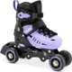 Łyżworolki regulowane 4w1 Spokey 4ONE 39-43 944652 Czarno-fioletowe (5905339446527) - obraz 3
