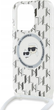 Etui Plecki Karl Lagerfeld IML Crossbody Monogram Karl & Choupette Head MagSafe do Apple iPhone 15 Pro Max Transparent (KLHMP15XHCKCKLCT) - obraz 2