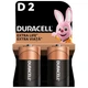 Батарейка Duracell D LR20 щелочная 2шт. в упаковке (81545439/5005987/5014435) - изображение 1
