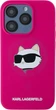Etui plecki Karl Lagerfeld Silicone Choupette Head MagSafe do Apple iPhone 15 Pro Fuchsia (3666339257422) - obraz 3