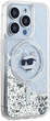 Etui Karl Lagerfeld Liquid Glitter Choupette Head Magsafe do Apple iPhone 15 Pro Max Transparent (KLHMP15XLGCHSGH) - obraz 3