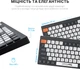 Клавиатура беспроводная OfficePro SK985BO Bluetooth/Wireless Black/White - изображение 10