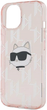 Панель Karl Lagerfeld IML Choupette Head & Monogram для Apple iPhone 13/14/15 Pink (KLHCN61HKLPCHP) - зображення 6