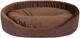 Legowisko dla psów Amiplay Siena owalne S Brązowe (5907563299122) - obraz 1