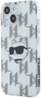 Etui Karl Lagerfeld IML Choupette Head & Monogram do Apple iPhone 13/14/15 Transparent (KLHCP15SHKLPCHT) - obraz 2